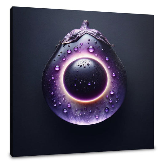 Eggplant Eclipse Canvas - Main Image