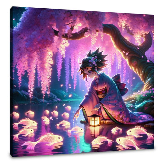 Enchanted Sakura Serenity Canvas - Main Image