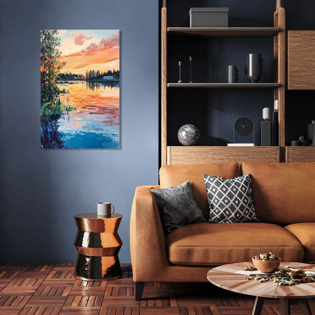 Ume River Sunset Canvas - Secondary Image 3