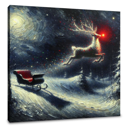 Stardust Christmas Night Canvas - Main Image
