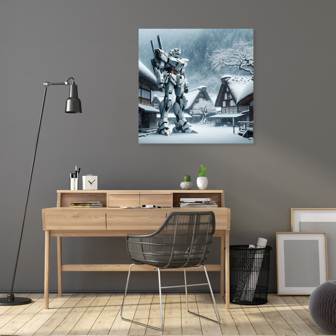 Lost Mecha in Snow Canvas - Secondary Image 5