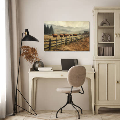 Highland Cows Canvas - Secondary Image 4