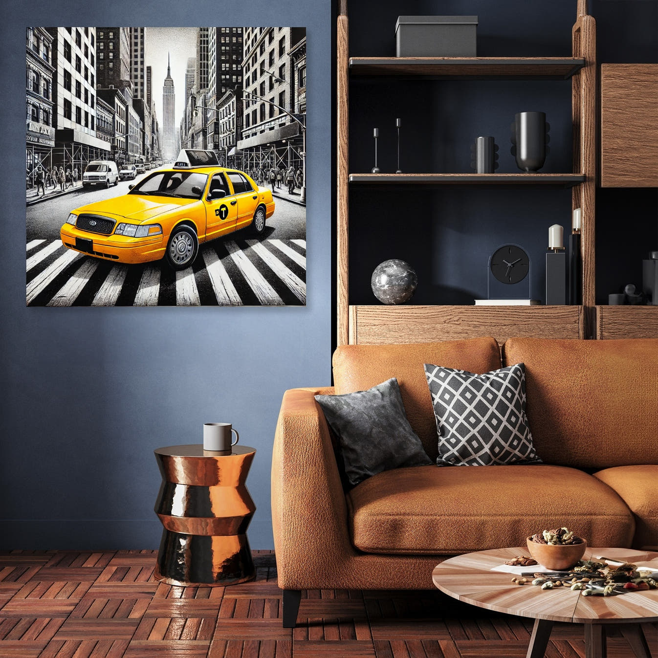 Yellow Taxi Canvas - Secondary Image 3