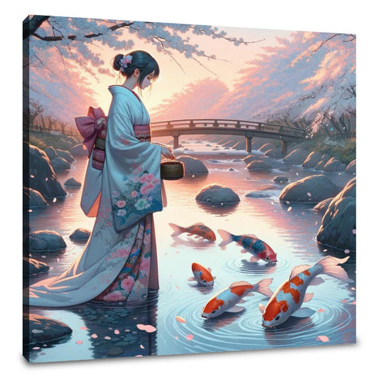 Koi Whisperer Canvas - Main Image
