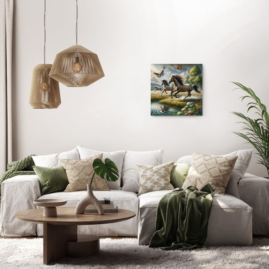 Harmony of Liberation Horses Poster - Secondary Image 2