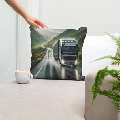 Highland Rain Drive Cotton Cushion - Secondary Image 5