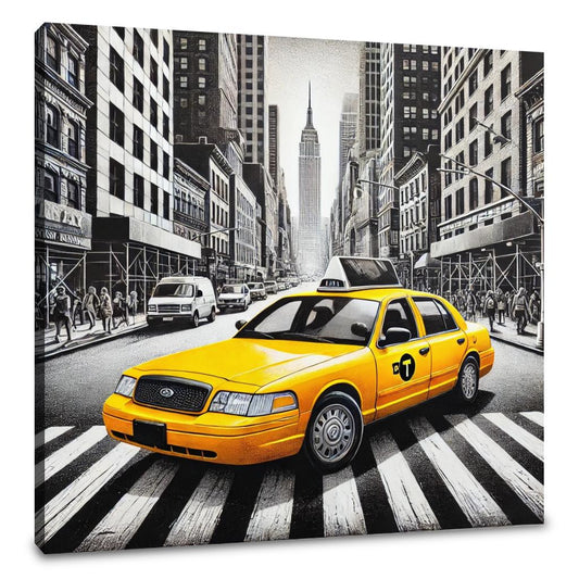 Yellow Taxi Canvas - Main Image