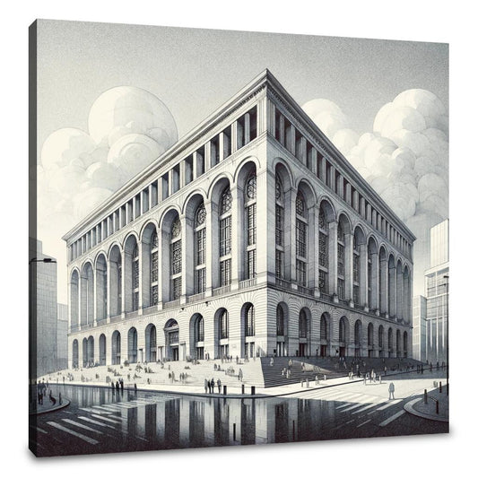 Manchester Central Library Monumental Canvas - Main Image