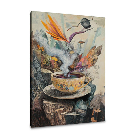 Absurd Teacup Dream Canvas - Main Image