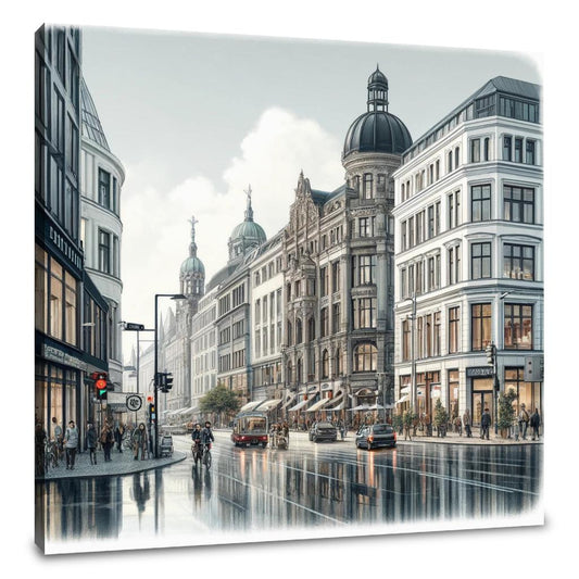Friedrichstrasse Berlin Canvas - Main Image