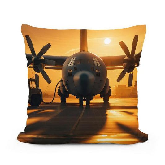 Golden Hour Mission Cotton Cushion - Main Image