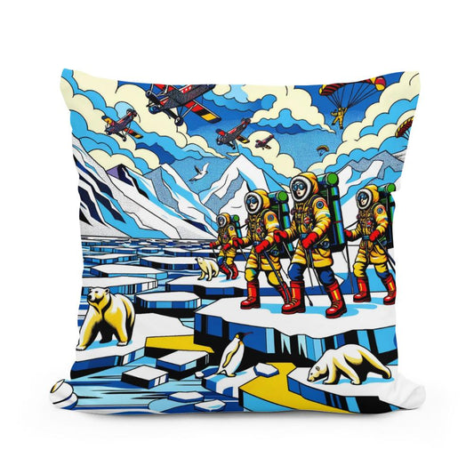 Polar Expedition Pop Cotton Cushion - Main Image