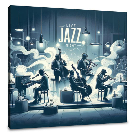 Rhythmic Blues Canvas - Main Image