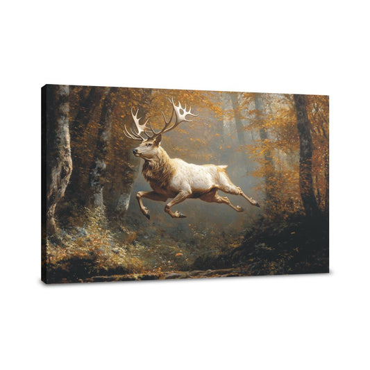Leaping Stag Harmony Canvas - Main Image