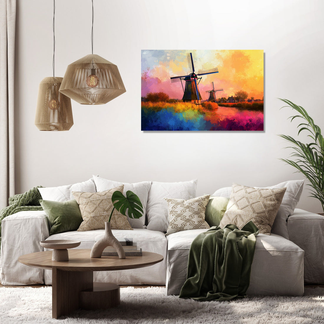 Windmill Whirl Canvas - Secondary Image 2