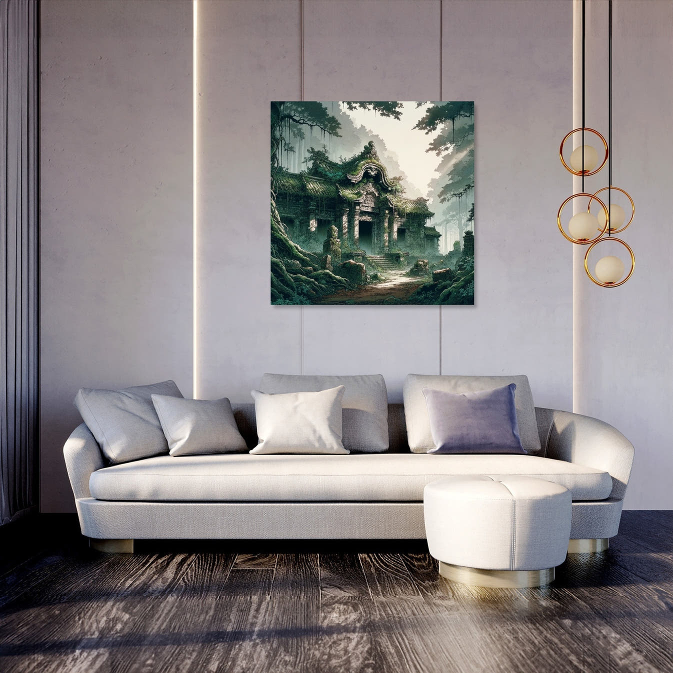 Forgotten Temple Canvas - Secondary Image