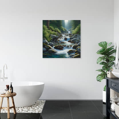 Crystal Stream Canvas - Secondary Image