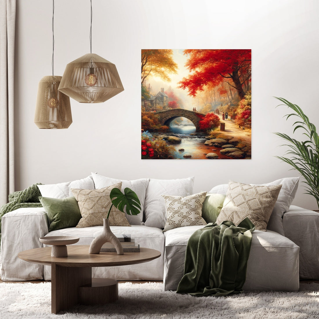 Healey Dell Autumn Canvas - Secondary Image 2