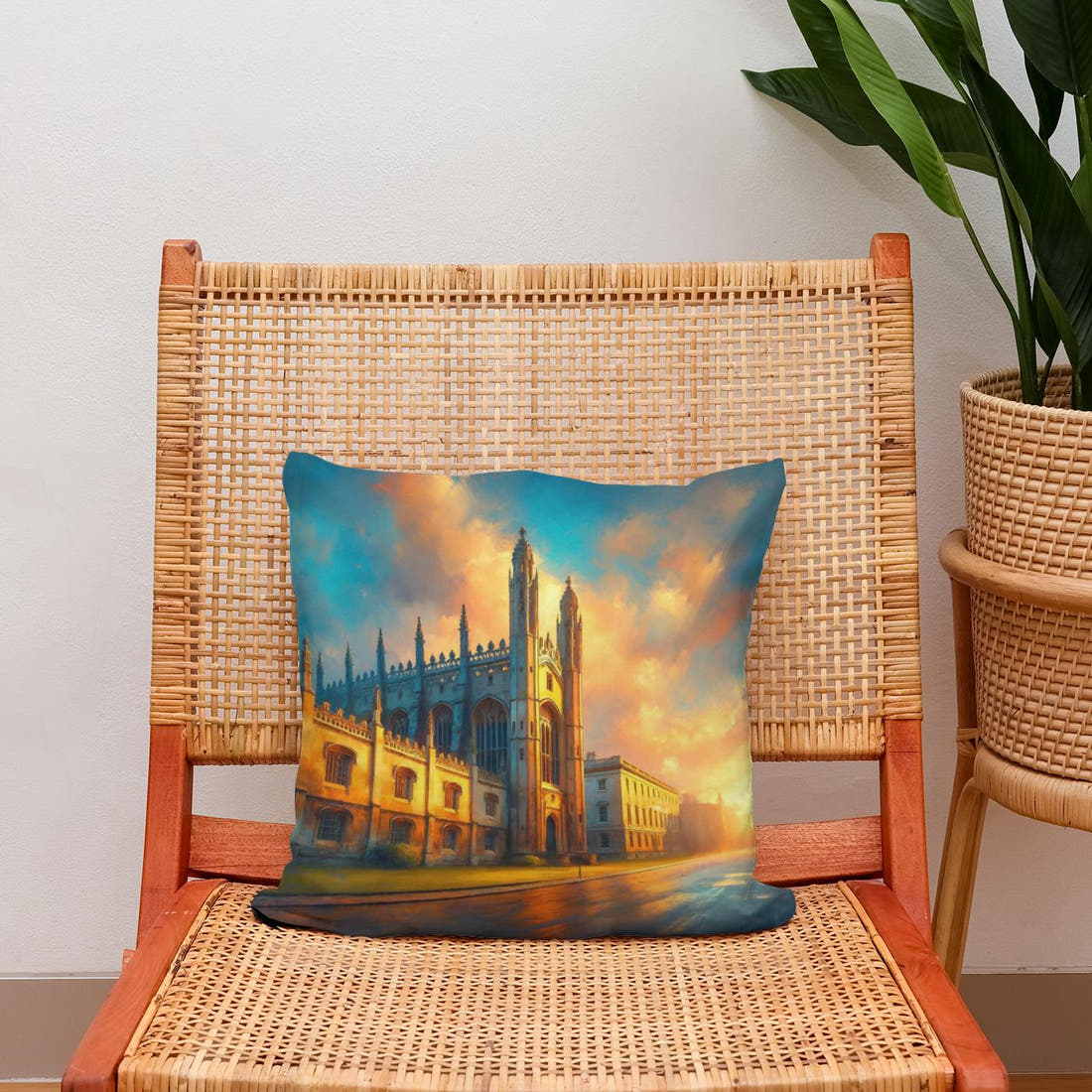 Cambridge Dawn Cotton Cushion - Secondary Image 2