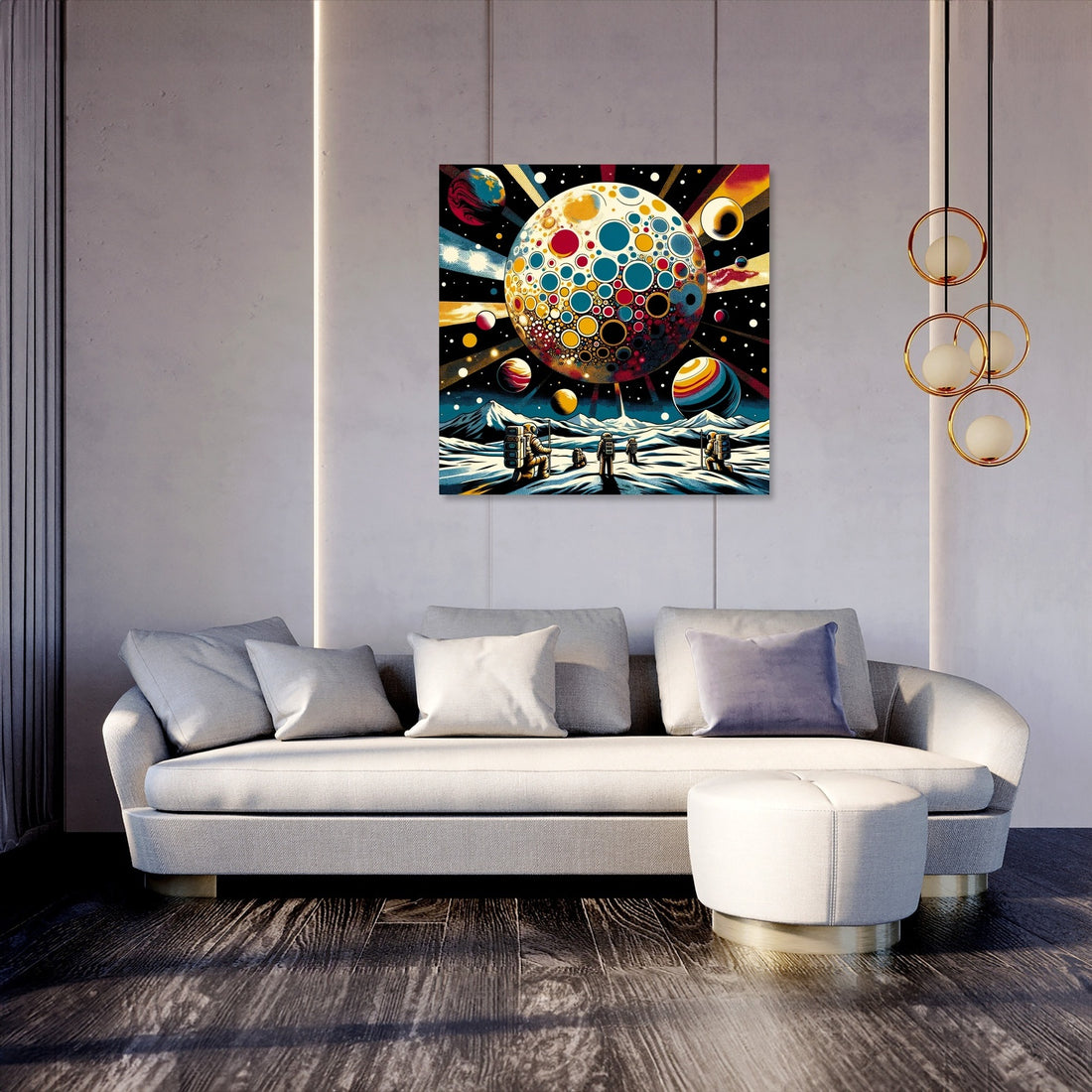 Cosmic Pop Exploration Canvas - Secondary Image
