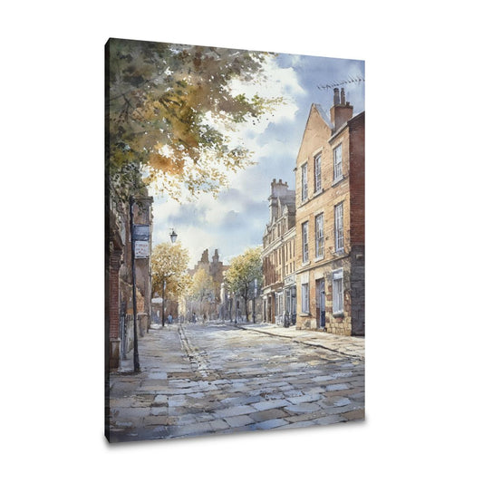 Chorlton Street Afternoon Canvas - Main Image