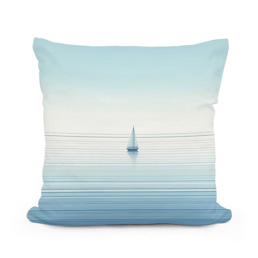 Solitary Voyage Cotton Cushion - Main Image