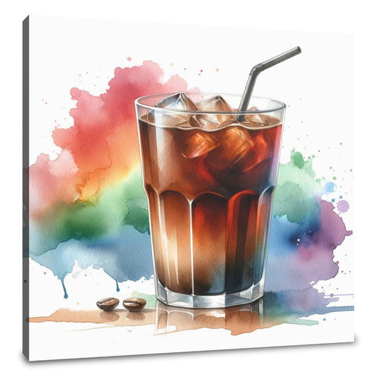 Abstract Spectrum Cold Brew Canvas - Main Image