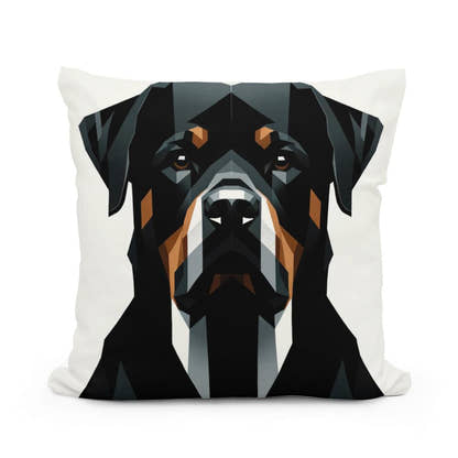 Rottweiler's Realm Cotton Cushion - Main Image