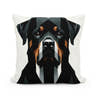 Rottweiler's Realm Cotton Cushion - Main Image