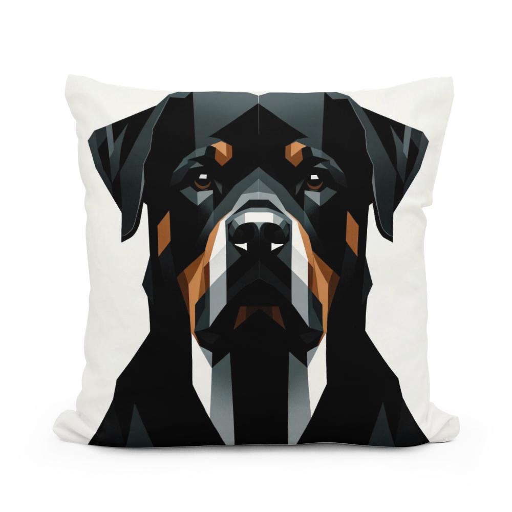 Rottweiler's Realm Cotton Cushion - Main Image