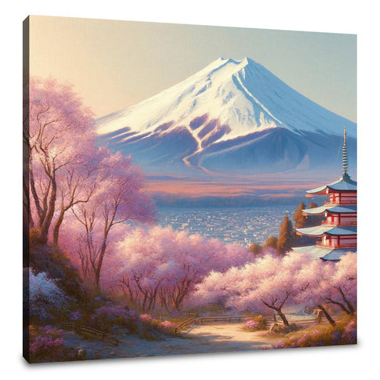 Cherry Blossom Majesty Canvas - Main Image