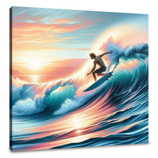 Sunrise Surf Canvas - Main Image