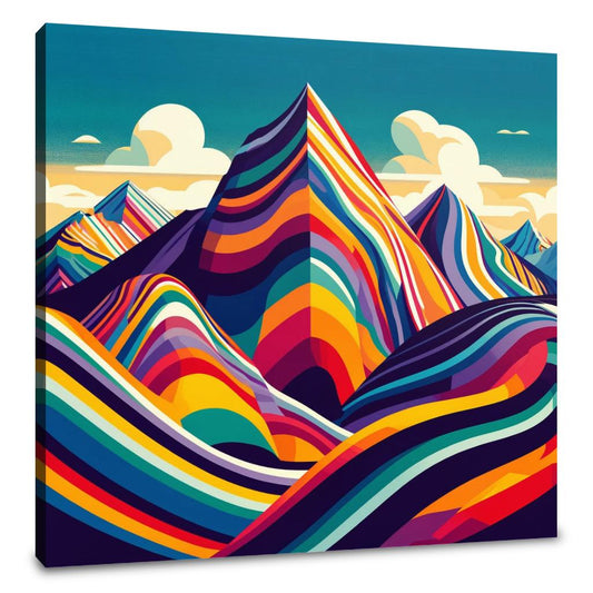 Vinicunca Modernist Canvas - Main Image