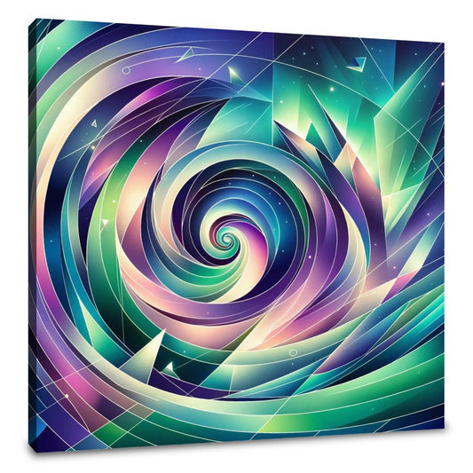 Aurora Geometry Canvas - Main Image