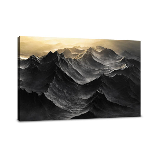 Golden Dawn Peaks Canvas - Main Image