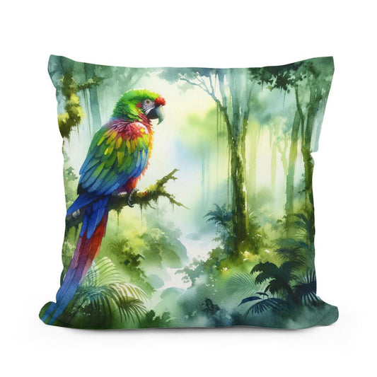 Rainforest Reverie Cotton Cushion - Main Image
