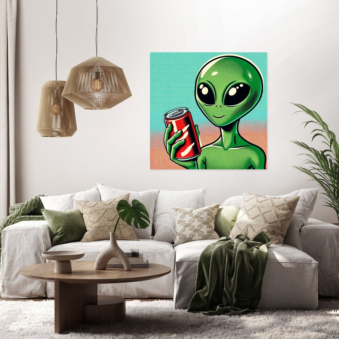 Alien Soda Canvas - Secondary Image 2