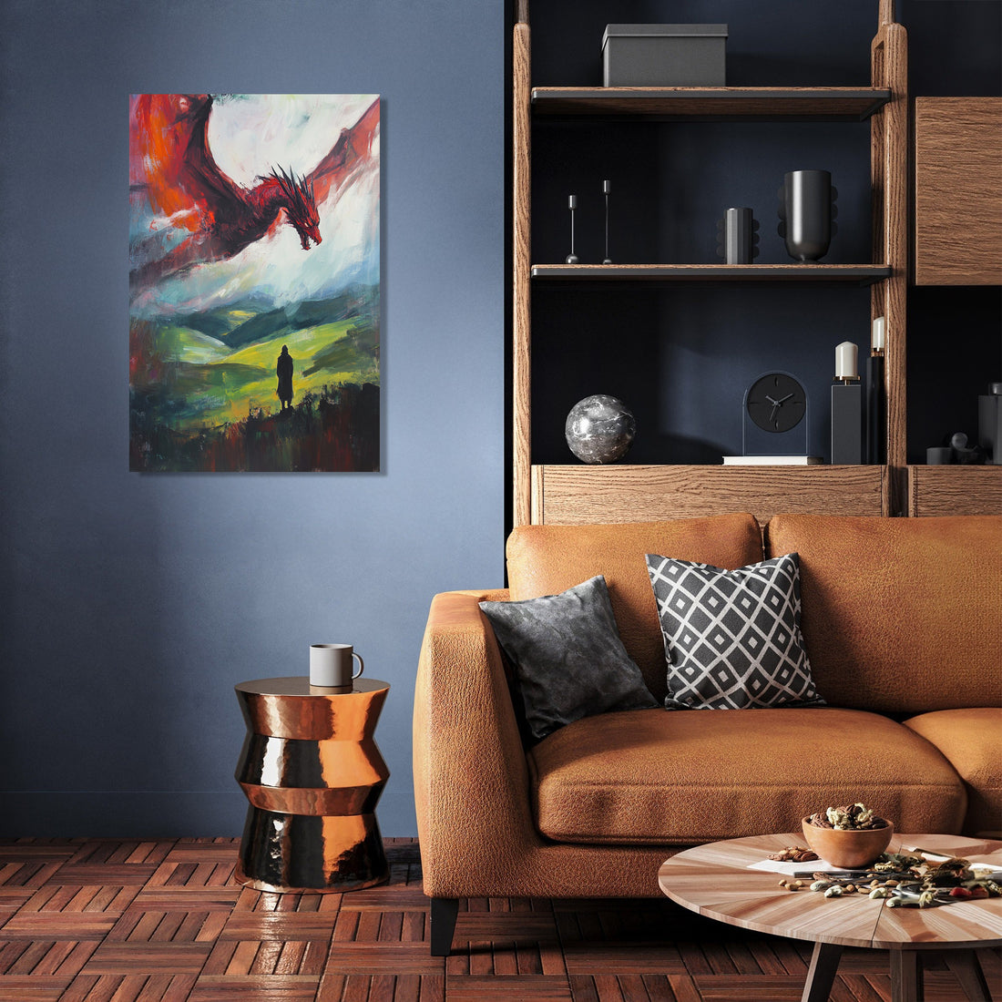 Welsh Dragon Majesty Canvas - Secondary Image 3