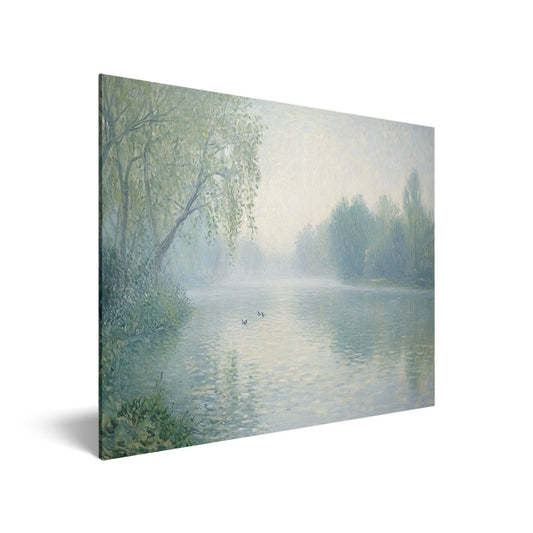 Morning Mist River Acrylic Print Hero Image
