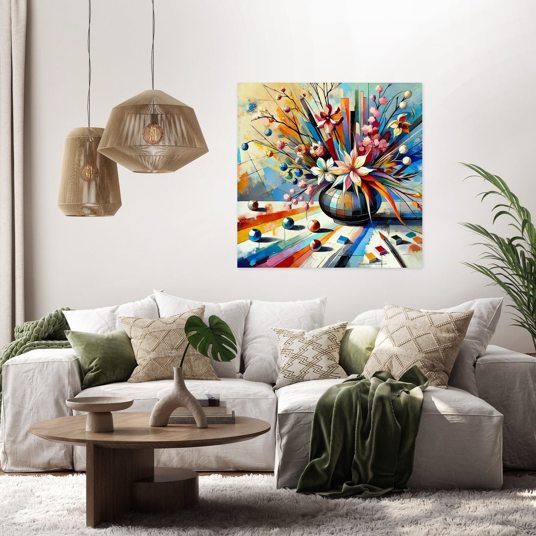 Abstract Ikebana Canvas - Secondary Image 2