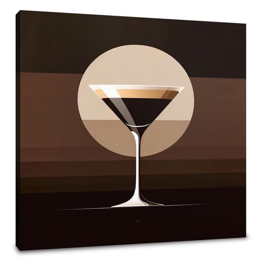 Espresso Martini Minimal Canvas - Main Image