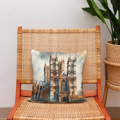 London Westminster Abbey Warmth Cotton Cushion - Secondary Image 2