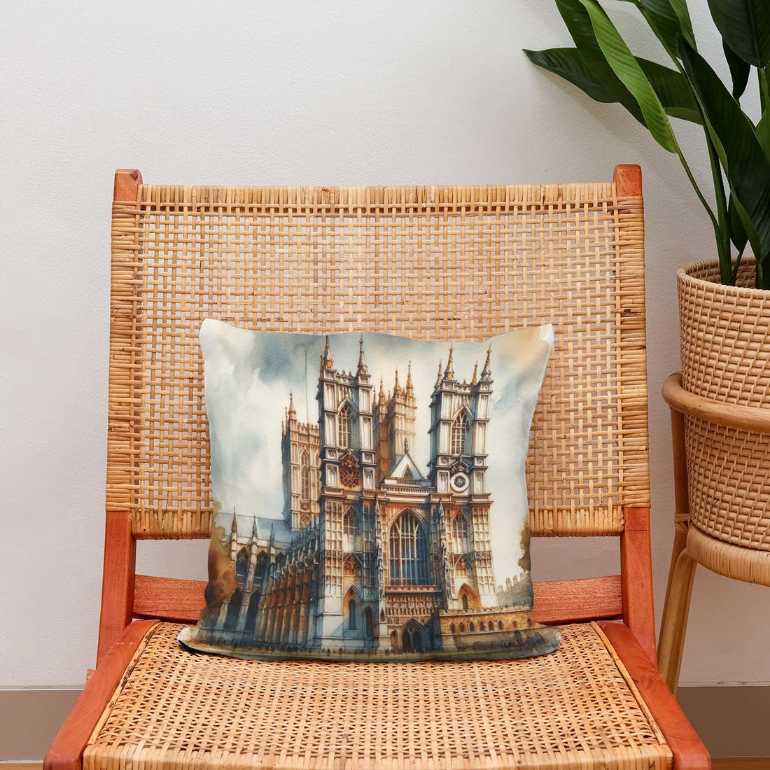 London Westminster Abbey Warmth Cotton Cushion - Secondary Image 2