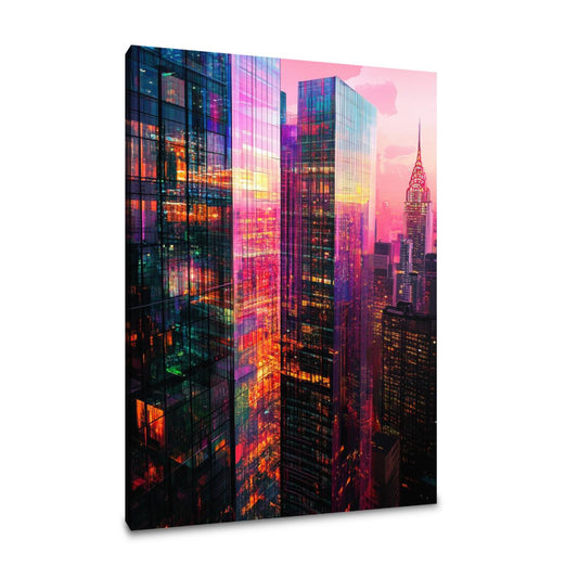 Skyscraper Reflections Canvas - Main Image