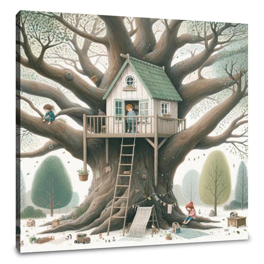 Cosy Treehouse Canvas - Main Image