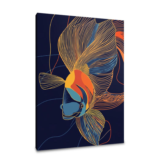 Tropical Fish Symphony Canvas - Main Image