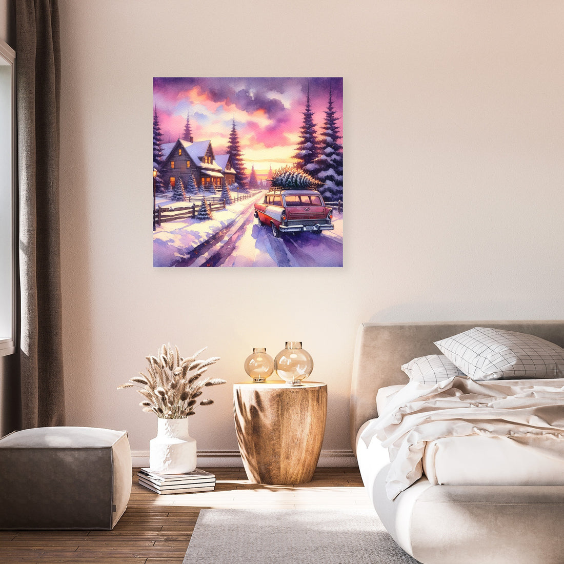 Wistful Winter Sunset Canvas - Secondary Image 7