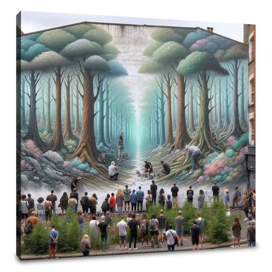 Forest Mural Oasis Canvas - Main Image