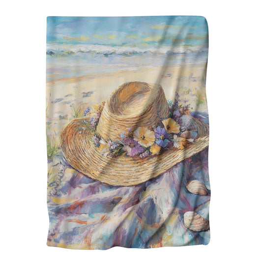 Summer Straw Hat Blanket - Main Image