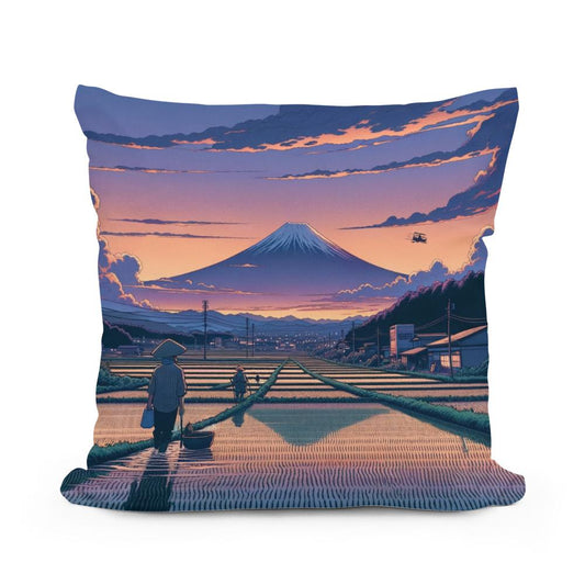 Twilight Harvest Cotton Cushion - Main Image